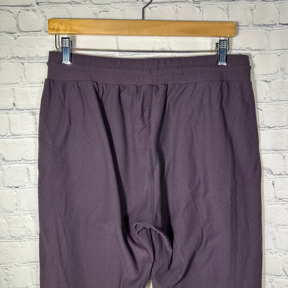 Vuori Womens Mesh Performance Joggers Large Plum Purple Drawstring Activewear - Picture 7 of 11